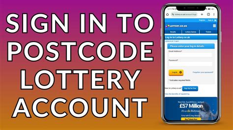 How To Sign Into Postcode Lottery Account (Postcode Lottery .